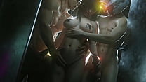 3D Compilation Tifa Lockhart Threesome Blowjob Fucked Against Wall Final Fantasy Uncensored Hentai 7 min