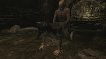 [Skyrim] Nuria gets fucked by a homeless old man