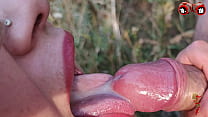 Sinnlicher Blowjob von Big Tits Blonde MILF - Big Closeup Cumshot