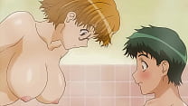 MILF-Stief nimmt ein Bad mit ihrem 18-jährigen Stief - Unzensiertes Hentai [Untertitel]