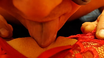 Husband licks my pussy, brings me to orgasm and gets face squirt
