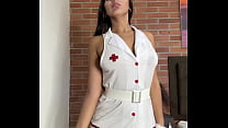 Latina nurse with big natural tits is ready for her checkup - Ivy Flores