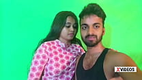 Hot Indian Couple Standing Doggystyle Hardcore Creampie Sex