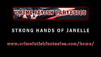 Interracial femdom bbw ébène Janelle main sur la bouche domination - Bande-annonce