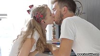 LustHD блондинка русская студентка молодая женщина трахается со своим парнем
