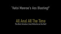 Tesão Loira Kelsi Monroe Montando Big Hard Cock Em Cena Anal Gape!