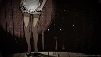 Lara Latex se vestindo como uma prostituta dos anos 70 e CUMS para LarasPlayground