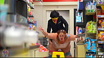 Horny BBW Gets Fucked At The Local 7- Eleven