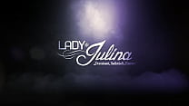 Sklaven lieben meine geilen glänzenden Nylonbeine – Worshipping Domina Lady Julina