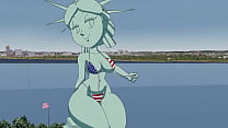 Estatua de la Libertad — Tansau (Animación porno, 18)
