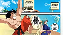 Goku et Bulma se rencontrent pour la première fois, Bulma prend la virginité de Goku