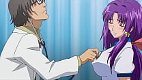 Une jeune femme aux gros seins se fait durcir les tétons pendant un examen médical - Hentai