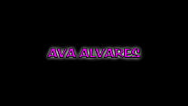 Ava Alvarez Gets A Messy Facial After A Hard Pounding Fuck