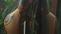 SANKTOR - TATTOOED BLONDE SHOWS HER TINY ASSHOLE
