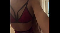 Showing off my new lingerie I wanna get bent over in