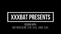XXXBat ミストレスが Nothosaur Ein XXL および 3XL とペギング