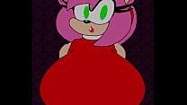 Amy rose with a fatass and tits beat banger