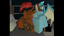 threesome with a bad bitch and a alien (roblox)