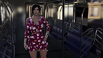 Ada é despida no metrô