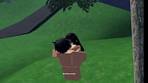 Roblox Couple baise dans une forêt publique ! [Roblox Condo Sexe] [Yerik x Fille]