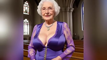[GRANNY Story] Посещение церкви горячей бабулей Элеоноры и священника BBC