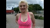 BBW bionda olandese gioca sexy babe