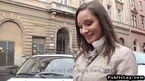 Сексуальная чешская барменша трахается за деньги