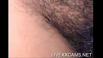Indian girl with hairy pussy and big tits