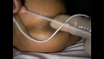 Novia desnuda la masturbación y mamada