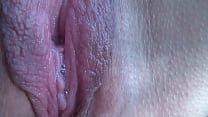 Close up pussy during orgasm of mature wife