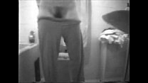 Spying my step sister in toilet. Hidden cam