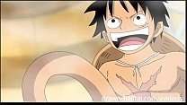 One Piece Hentai - Луффи нагревает Нами